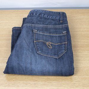 Guess Jeans Belmont Bootcut 24 (26 X 33) Women's Denim Jeans Dark Wash